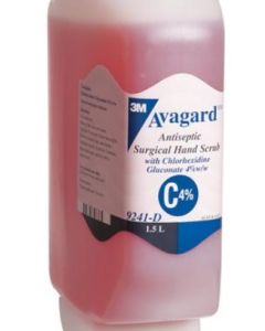 Antiseptic Handrub 1.5L Surgical Chl/Glu 4% Red Avagard
