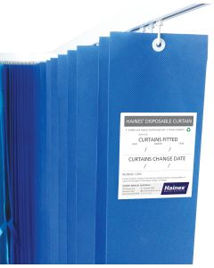 Disposable Curtain Antimicrobial and Fire Retardant 2.5x2m 120gsm Blue