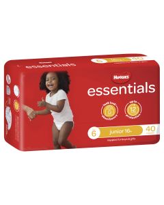 Huggies Essential Nappies Junior Size 6 16Kg+