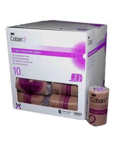 BANDAGE 10CMX4.5M 2 LAYER FOAM COMPRESS