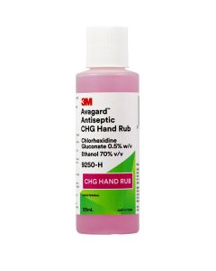 Antiseptic Hand Rub 125ml Chl/Glu 0.5% Pink Avagard