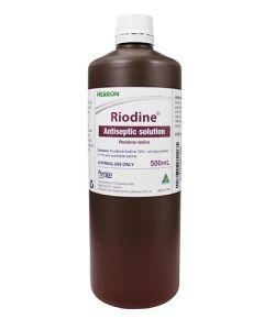 POVIDONE IODINE SOL 10% 500ML (RIODINE)