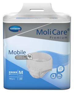 Molicare Premium Mobile 1662ml 6D Medium Waist 80-120cm Unisex
