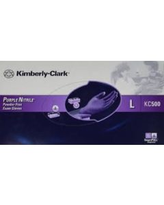 SAFESKIN PURPLE NITRILE L/F P/F N/S GLOVE LGE D13-0231 BX/100 : CTN/10