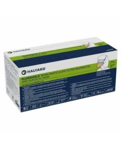 HALYARD FLUIDSHIELD SURGICAL MASK LEVEL 3 FOG-FREE LATEX-FREE