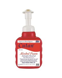 CUTAN FOAM ALCOHOL SANITISER 400ML PUMP