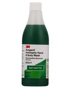Hand/Body Wash 500ml Chl/Glu 2% Green Avagard