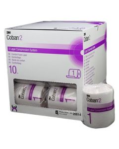 BANDAGE 10CMX3.5M 2LAYER FOAM COMPRESS