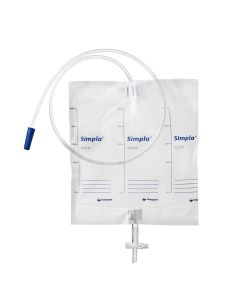 Urine Drain Bag with Tap S3 2000ml 100cm Tube Non-Sterile