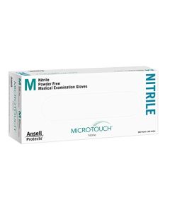 NITRADEX NITRILE MICROTOUCH LARGE P/F LATEX FREE GLOVE BX100